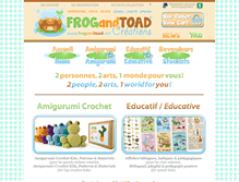 Tablet Screenshot of frogandtoad.net